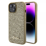 Guess iPhone 15 Skal Square Mirror Guld