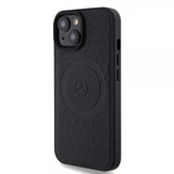 Mercedes Benz iPhone 15 Skal Star Pattern MagSafe Svart
