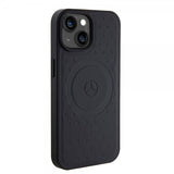 Mercedes Benz iPhone 15 Skal Star Pattern MagSafe Svart