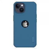 Nillkin iPhone 15 Skal Super Frosted Shield Pro Logo Hole Blå