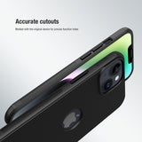 Nillkin iPhone 15 Skal Super Frosted Shield Pro Logo Hole Svart