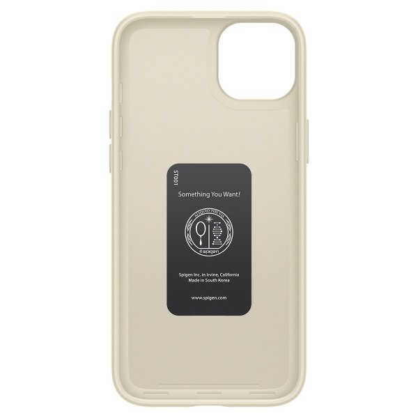 Spigen iPhone 15 Skal Thin Fit Mute Beige
