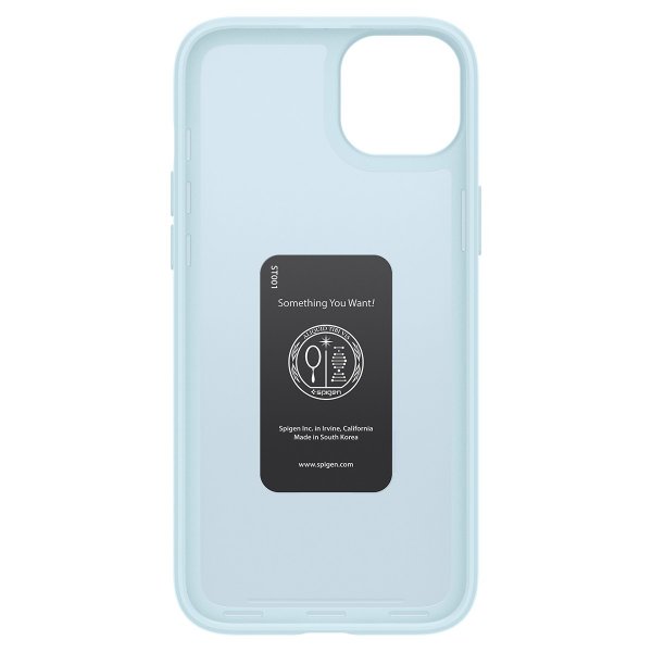 Spigen iPhone 15 Skal Thin Fit Mute Blue