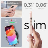 Spigen iPhone 15 Skal Thin Fit Pink Sand