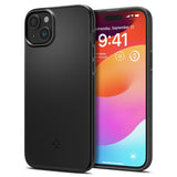 Spigen iPhone 15 Skal Thin Fit Svart