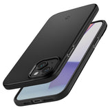 Spigen iPhone 15 Skal Thin Fit Svart
