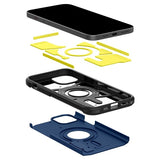 Spigen iPhone 15 Skal Tough Armor MagFit Navy Blue