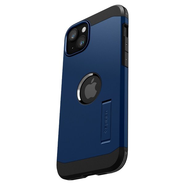 Spigen iPhone 15 Skal Tough Armor MagFit Navy Blue