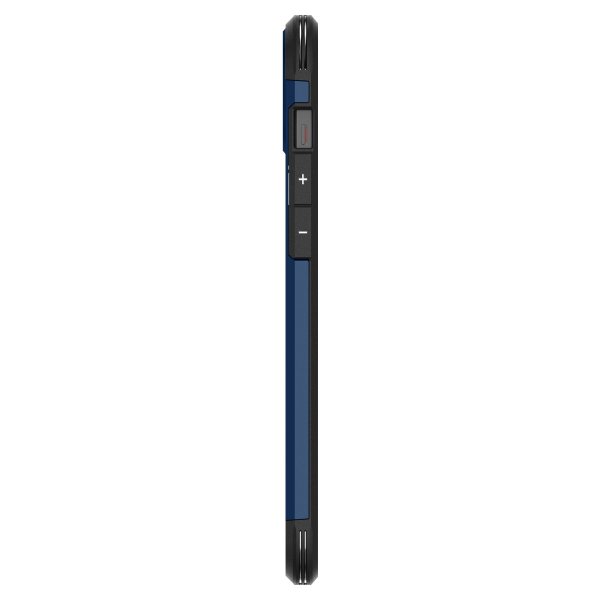 Spigen iPhone 15 Skal Tough Armor MagFit Navy Blue