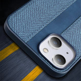 X-Level iPhone 15 Skal Tygtextur Brun