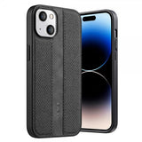X-Level iPhone 15 Skal Tygtextur Svart