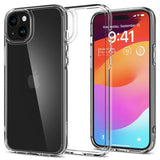 Spigen iPhone 15 Skal Ultra Hybrid Crystal Clear