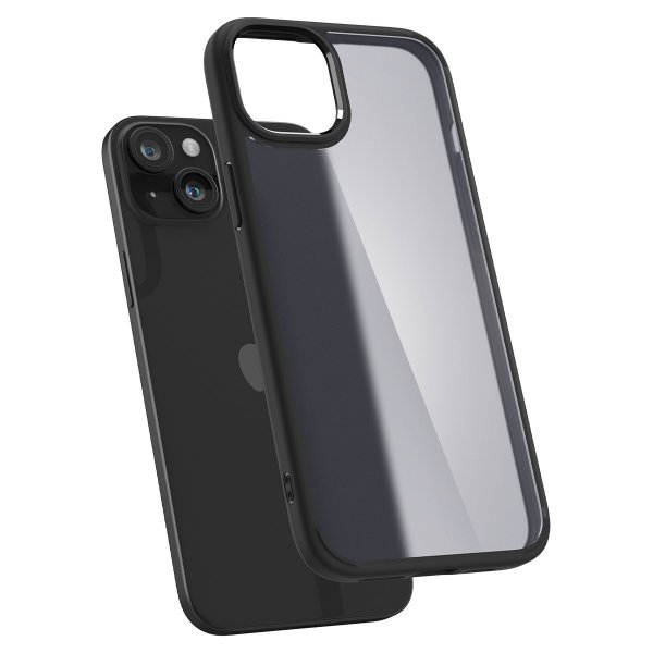 Spigen iPhone 15 Skal Ultra Hybrid Frost Black