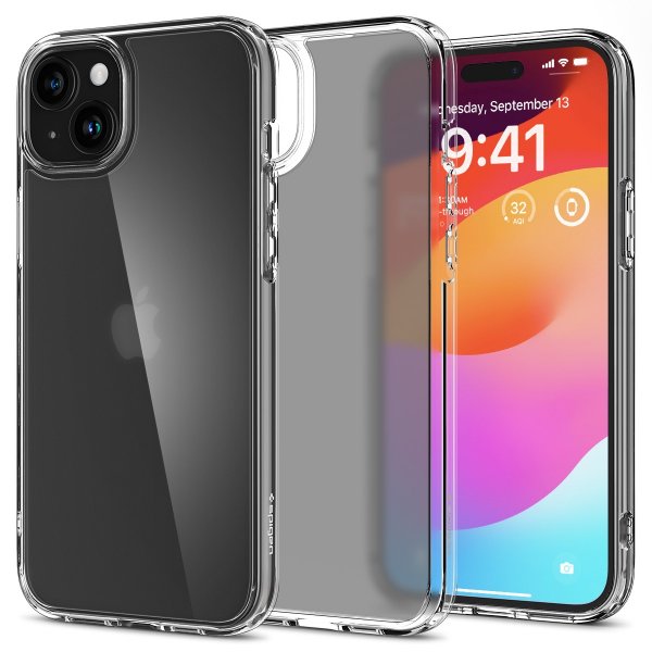Spigen iPhone 15 Skal Ultra Hybrid Frost Clear