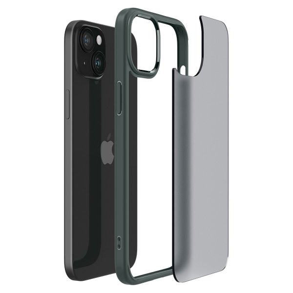 Spigen iPhone 15 Skal Ultra Hybrid Frost Green