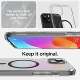 Spigen iPhone 15 Skal Ultra Hybrid MagFit Graphite