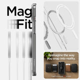 Spigen iPhone 15 Skal Ultra Hybrid MagFit Svart