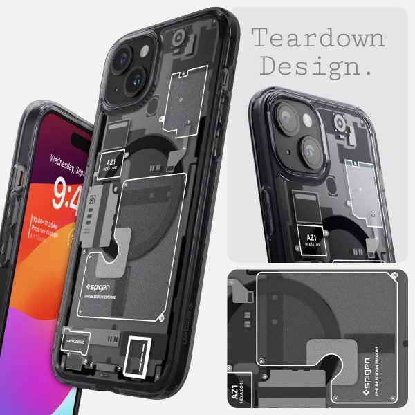Spigen iPhone 15 Skal Ultra Hybrid MagFit Zero One