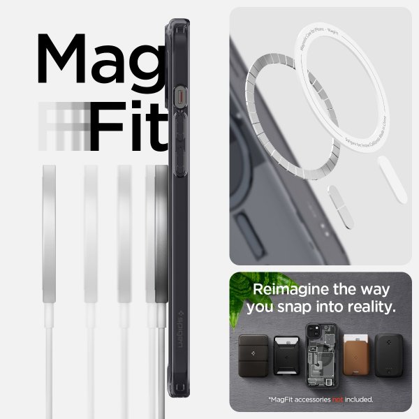 Spigen iPhone 15 Skal Ultra Hybrid MagFit Zero One