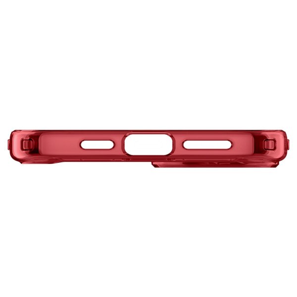 Spigen iPhone 15 Skal Ultra Hybrid Red Crystal
