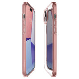 Spigen iPhone 15 Skal Ultra Hybrid Rose Crystal