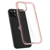 Spigen iPhone 15 Skal Ultra Hybrid Rose Crystal