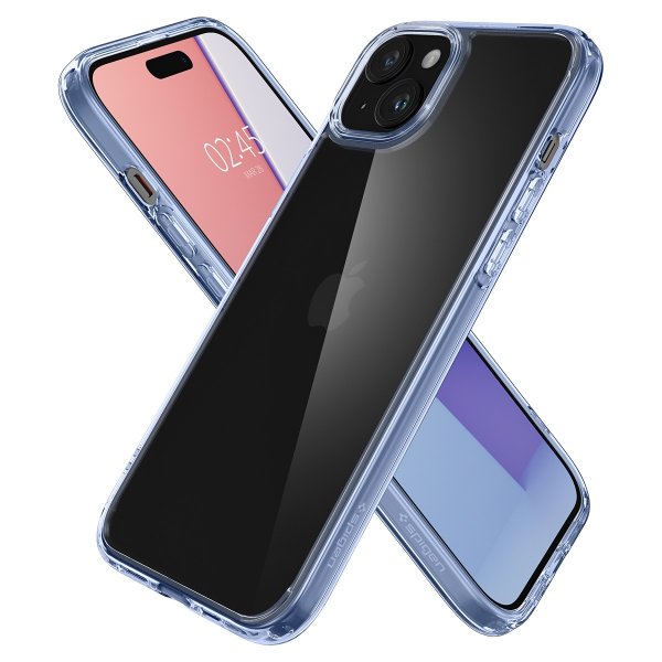 Spigen iPhone 15 Skal Ultra Hybrid Sky Crystal