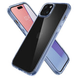 Spigen iPhone 15 Skal Ultra Hybrid Sky Crystal