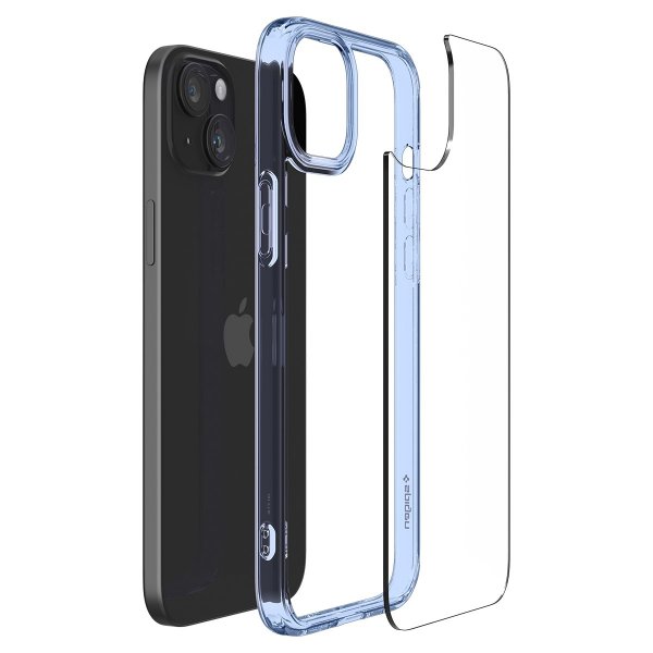 Spigen iPhone 15 Skal Ultra Hybrid Sky Crystal