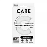 CARE by PanzerGlass iPhone 15 Skal Urban Combat MagSafe Vit
