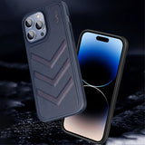 X-Level iPhone 15 Skal V-shape Grön