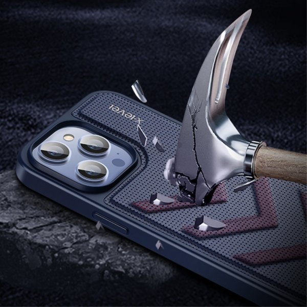 X-Level iPhone 15 Skal V-shape Svart