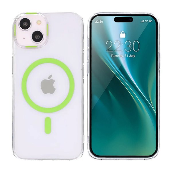 iPhone 15 Skal TPU MagSafe Grön