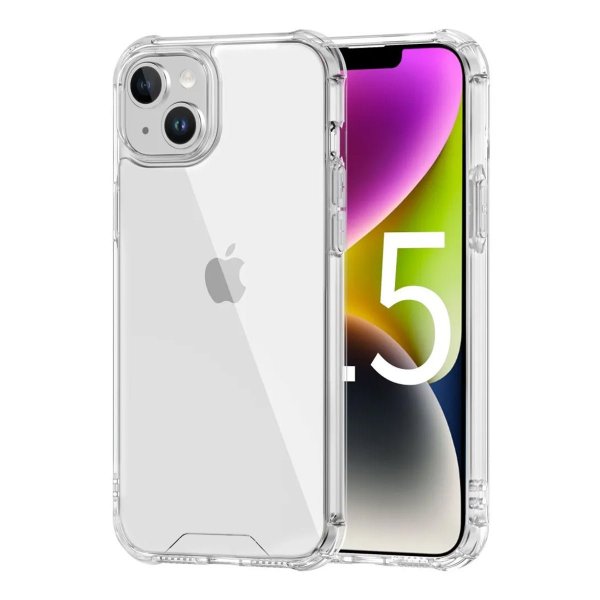 iPhone 15 Skal Stöttålig Transparent