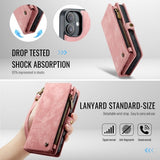 CaseMe iPhone 16 Fodral 008 Series Löstagbart Skal Rosa
