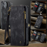 CaseMe iPhone 16 Fodral 008 Series Löstagbart Skal Svart