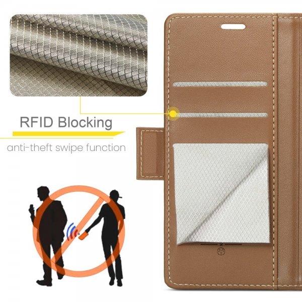 CaseMe iPhone 16 Fodral 023 Series Brun