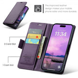 CaseMe iPhone 16 Fodral 023 Series Lila