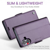 CaseMe iPhone 16 Fodral 023 Series Lila