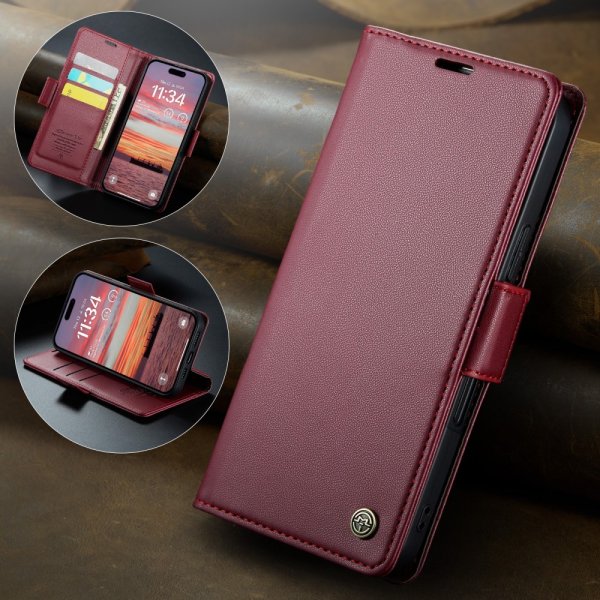 CaseMe iPhone 16 Fodral 023 Series Röd