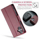 CaseMe iPhone 16 Fodral 023 Series Röd