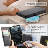 CaseMe iPhone 16 Fodral 023 Series Svart
