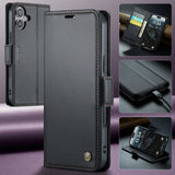 CaseMe iPhone 16 Fodral 023 Series Svart