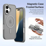 Dux Ducis iPhone 16 Fodral 2-i-1 Lawa Series MagSafe Grå