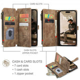 CaseMe iPhone 16 Fodral C30 Series Brun