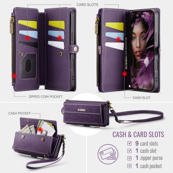 CaseMe iPhone 16 Fodral C39 Series Lila