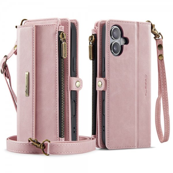 CaseMe iPhone 16 Fodral C39 Series Rosa