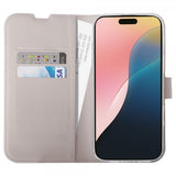 Vivanco iPhone 16 Fodral Classic Wallet Greige