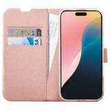 Vivanco iPhone 16 Fodral Classic Wallet Roseguld