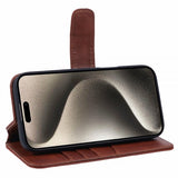 Nordic Covers iPhone 16 Fodral Essential Leather Maple Brown